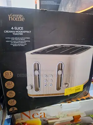 George Home Luxury 4 Slice Bread Toaster