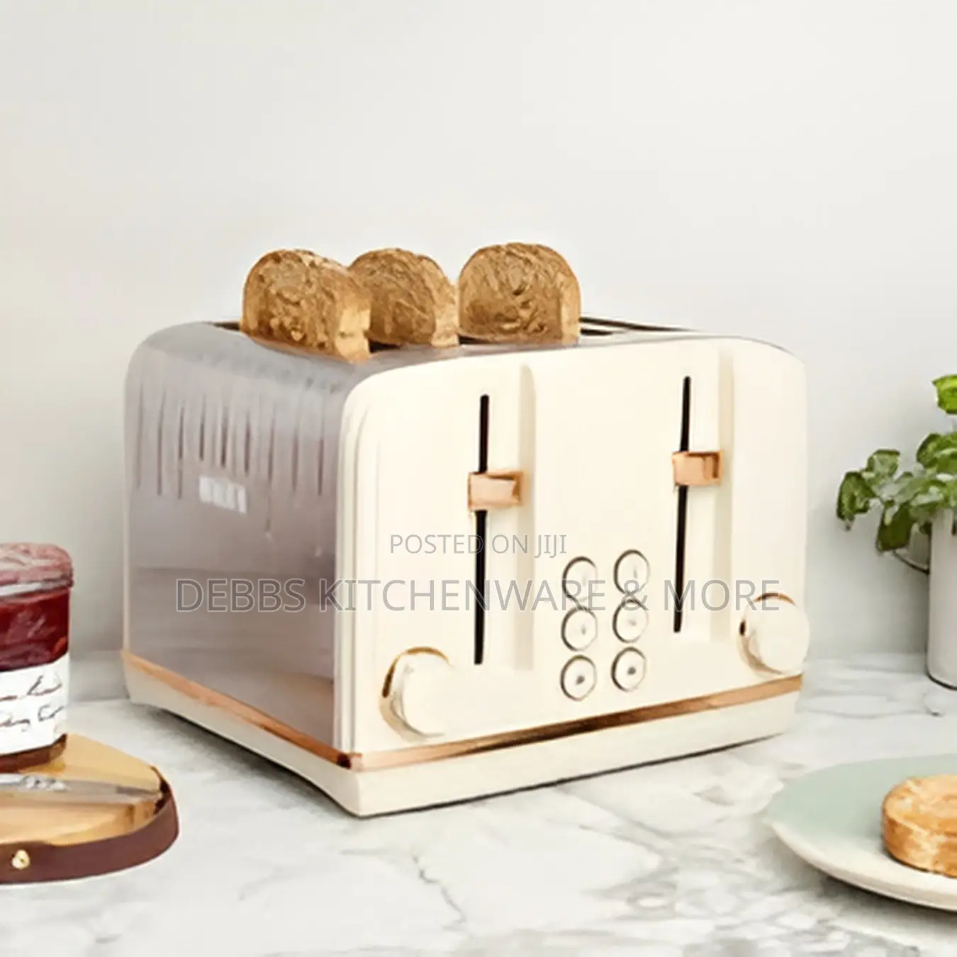 George Home Luxury 4 Slice Bread Toaster
