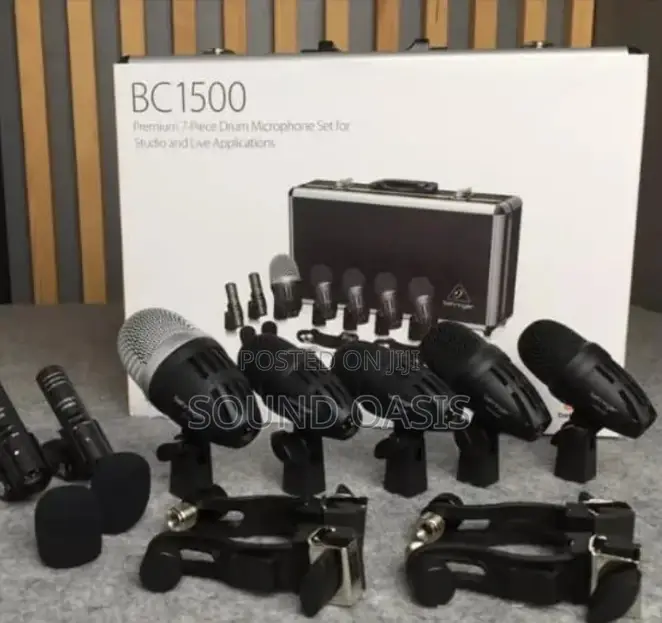 Behringer BC1500 Premium 7-Piece Drum Microphone Set