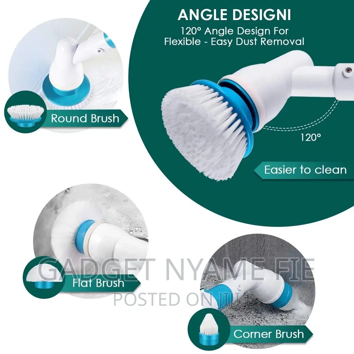 Rechargeable Spin Scrubber