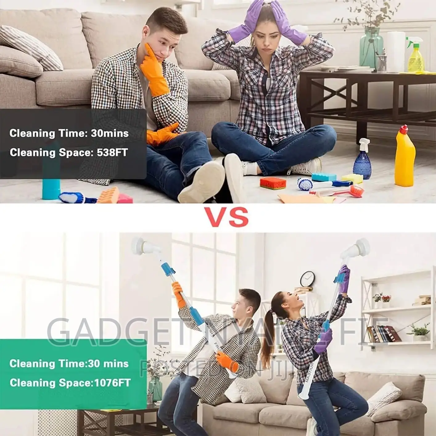 Rechargeable Spin Scrubber