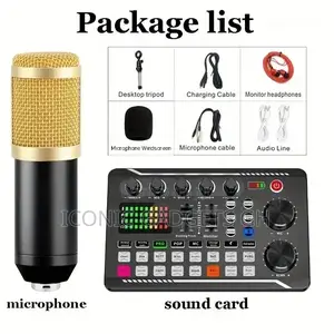 Portable Live-Streaming Sound Card Set