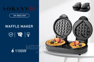 2-in-1 Sokany Waffle Maker