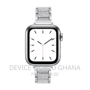 Diamond Crested Stainless Steel Strap Apple Watch Series1-9