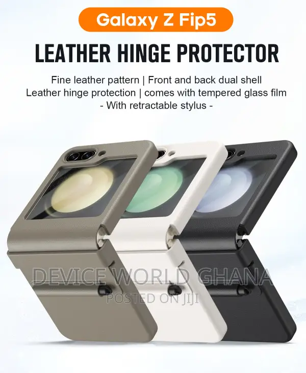 Razr Matte Leather Case for Samsung Z Flip 5