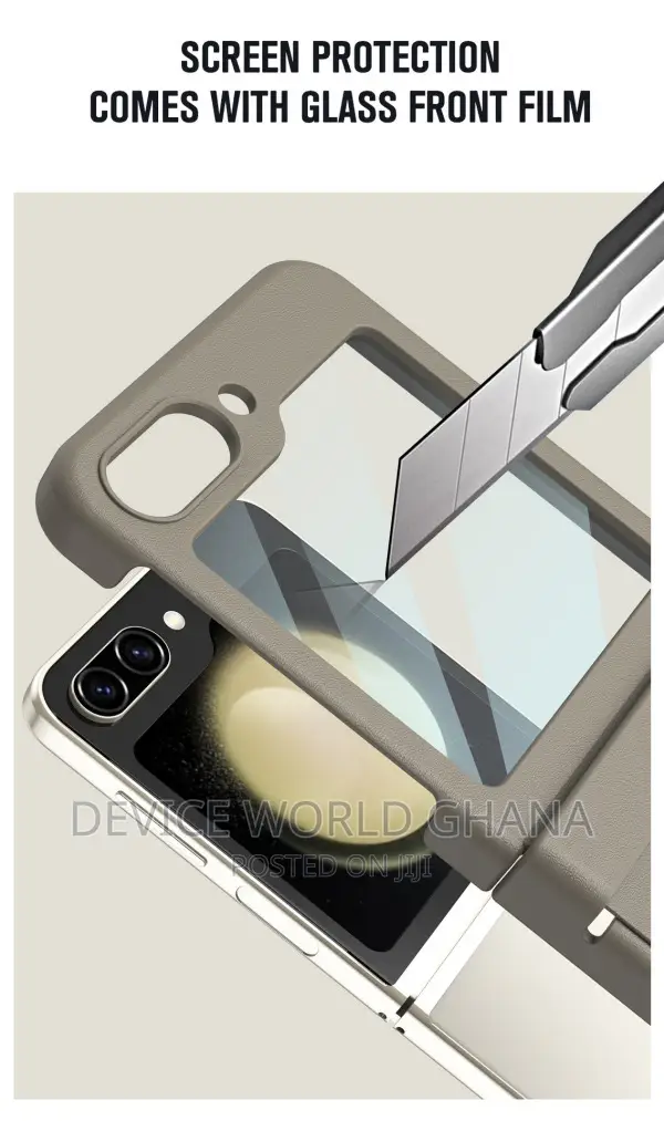 Razr Matte Leather Case for Samsung Z Flip 5