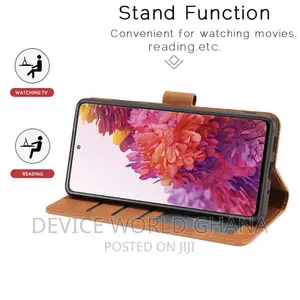 Ss Leather Flip Case for Samsung S23fe Note10 Note8/9