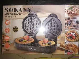2-in-1 Sokany Waffle Maker