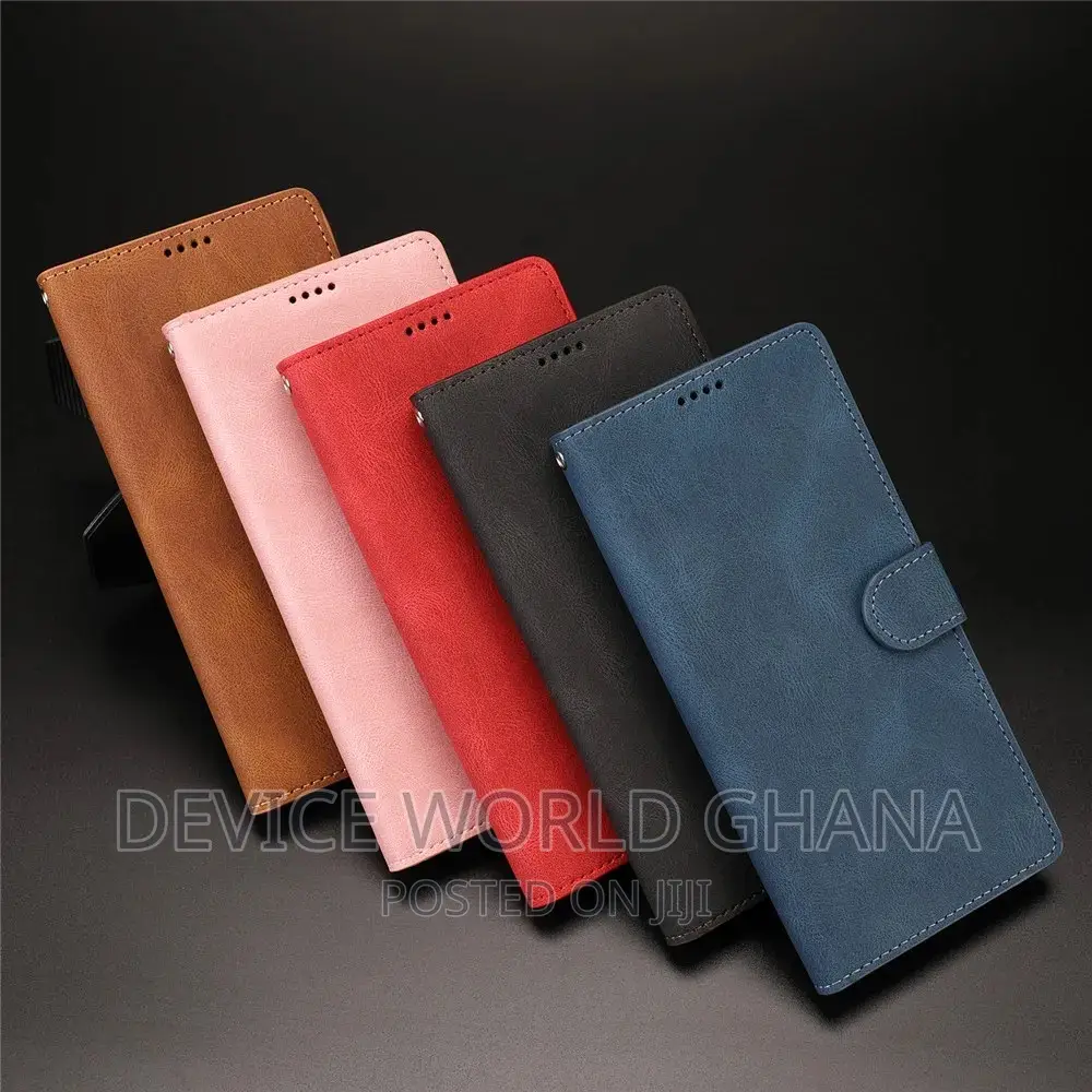 Ss Leather Flip Case for Samsung S23fe Note10 Note8/9