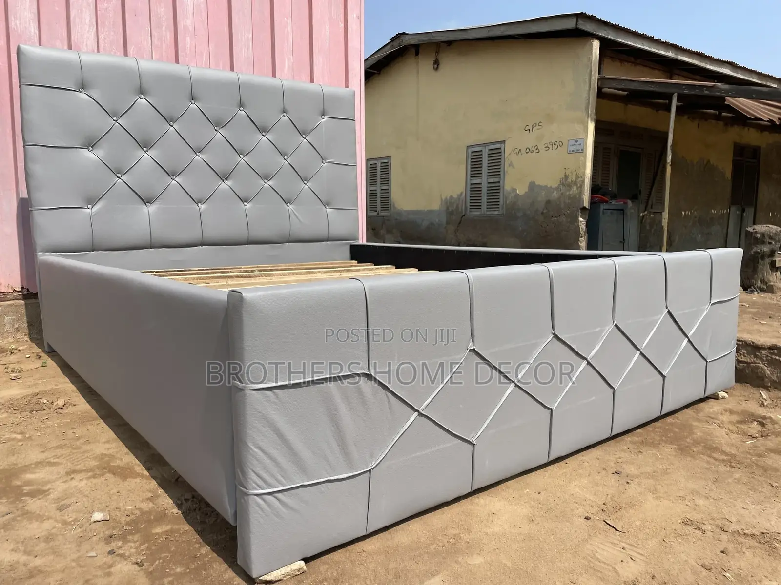 Foreign Double Bedframe For Orthopedic Mattress// Very Solid