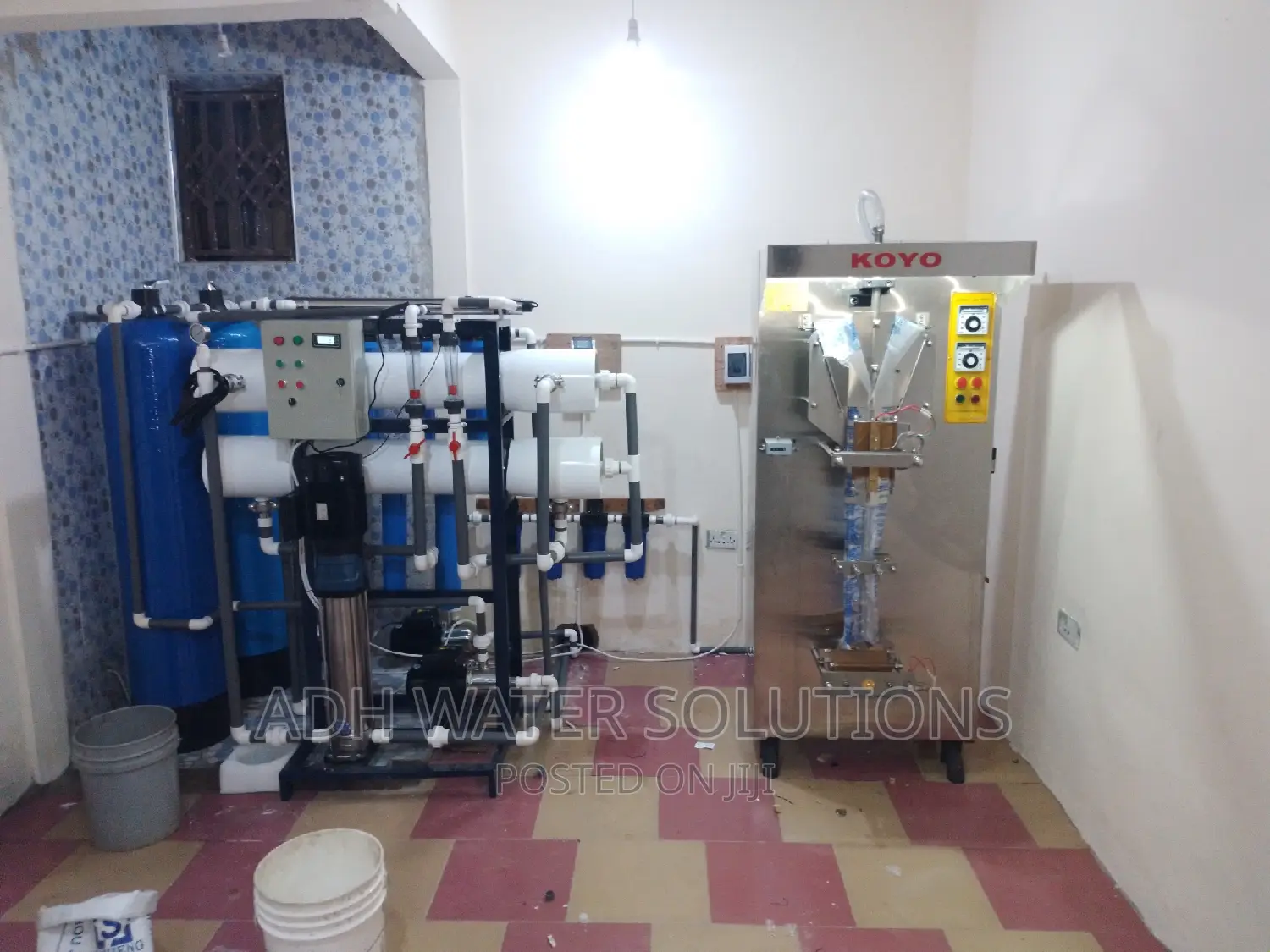 Sachet Water Production Setup