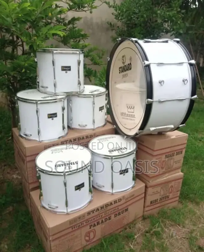 Standard Complete Marching Parade Drum Set – 6 Piece