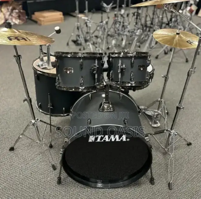 Tama Rhythm Mate 5-PCS Acoustic Drum KIT - Matte Black