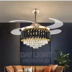 Remote Chandelier Fan With Light.