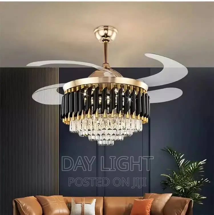 Remote Chandelier Fan With Light.