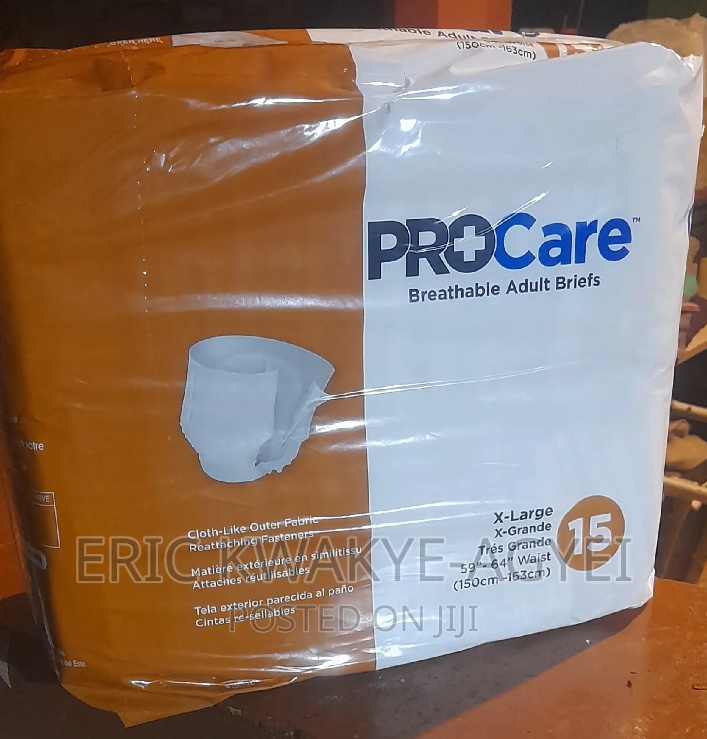 Procare Breathable Adult Briefs - X-L, 59"-64" Waist