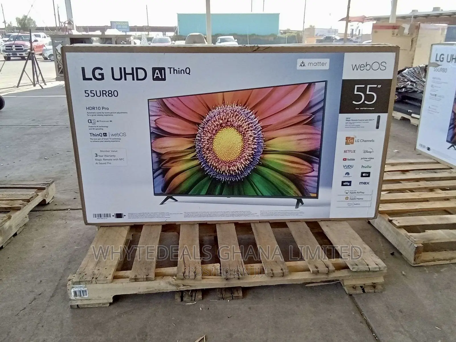 55” LG Ultra HD Webos Alexa Voice Slim Design Magic Remote