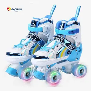 Skating Shoes With Roller Wheels and Custom LED Lights