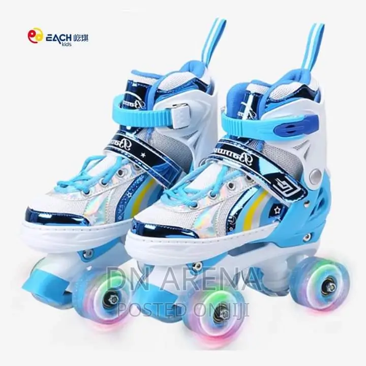 Skating Shoes With Roller Wheels and Custom LED Lights