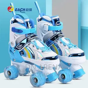 Skating Shoes With Roller Wheels and Custom LED Lights