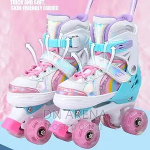 Skating Shoes With Roller Wheels and Custom LED Lights
