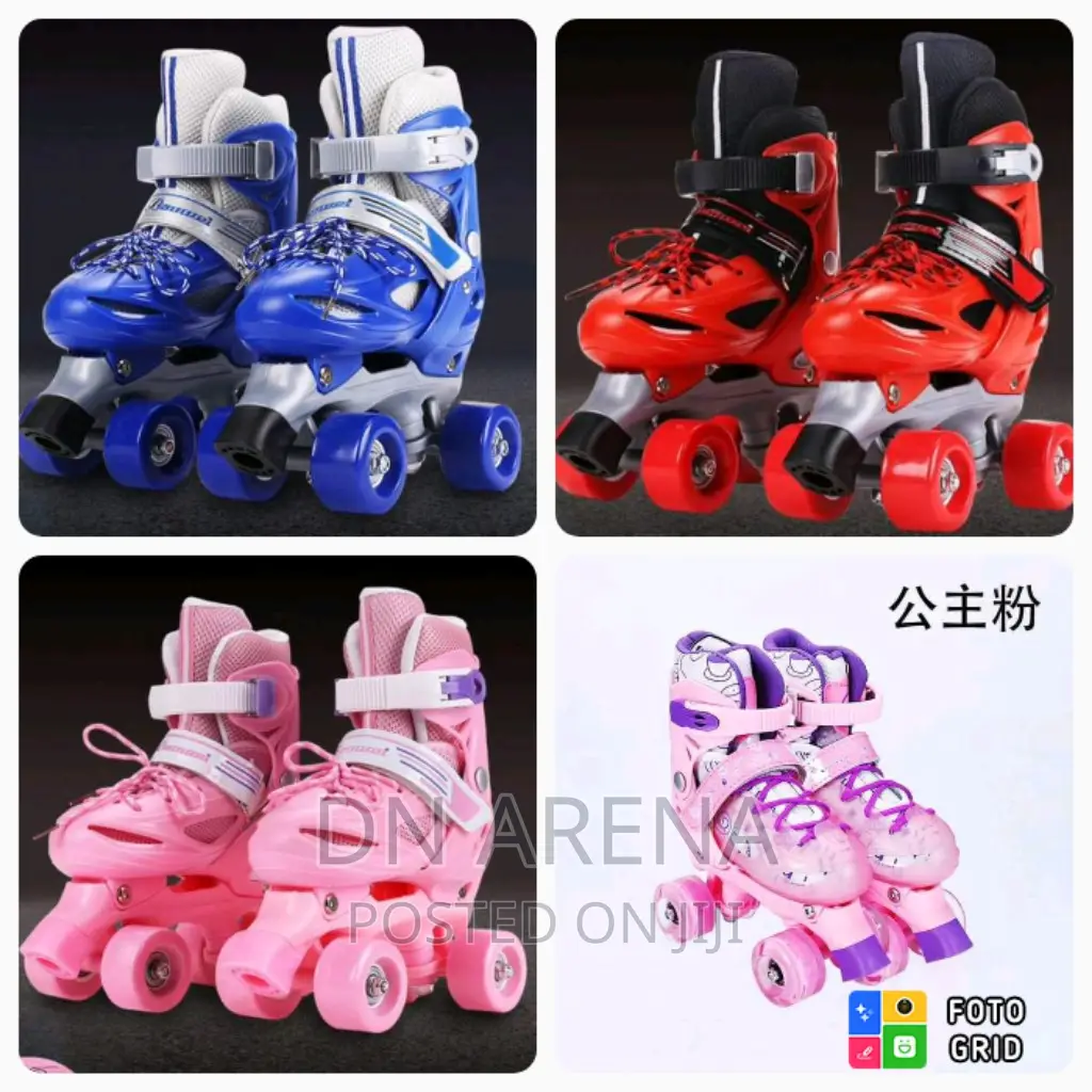 Skating Shoes With Roller Wheels and Custom LED Lights