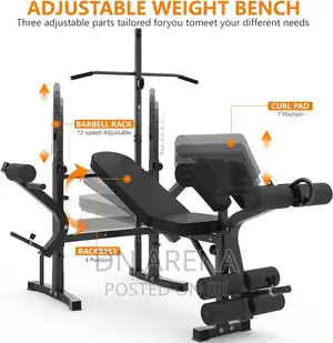 Multi Functional Weight Lifting Adjustable Decline Bench