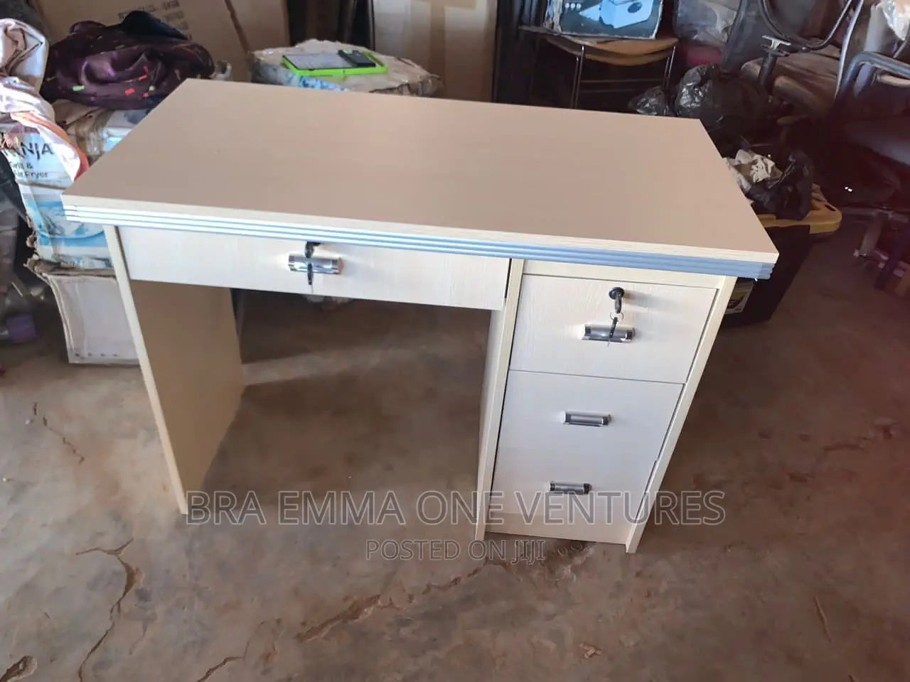 1m Office Table With Drawers