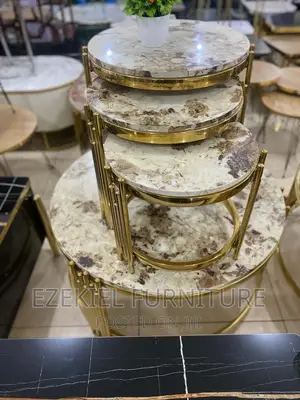 Marble Center Table Set