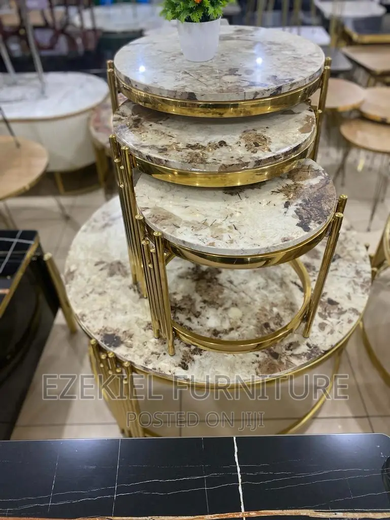 Marble Center Table Set