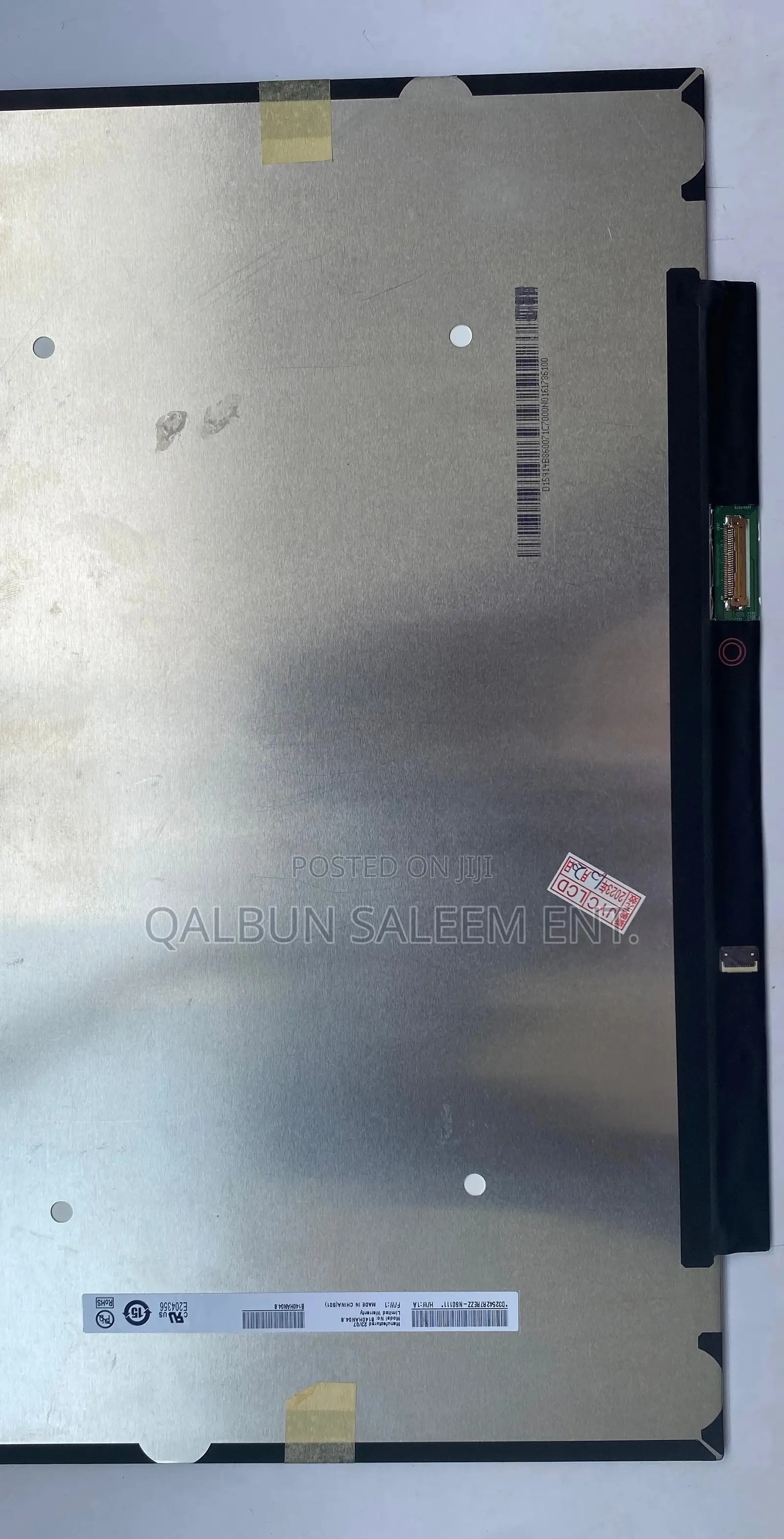 14.0” Slim 30 Pin Short Screwless FHD Edgeless Laptop Screen
