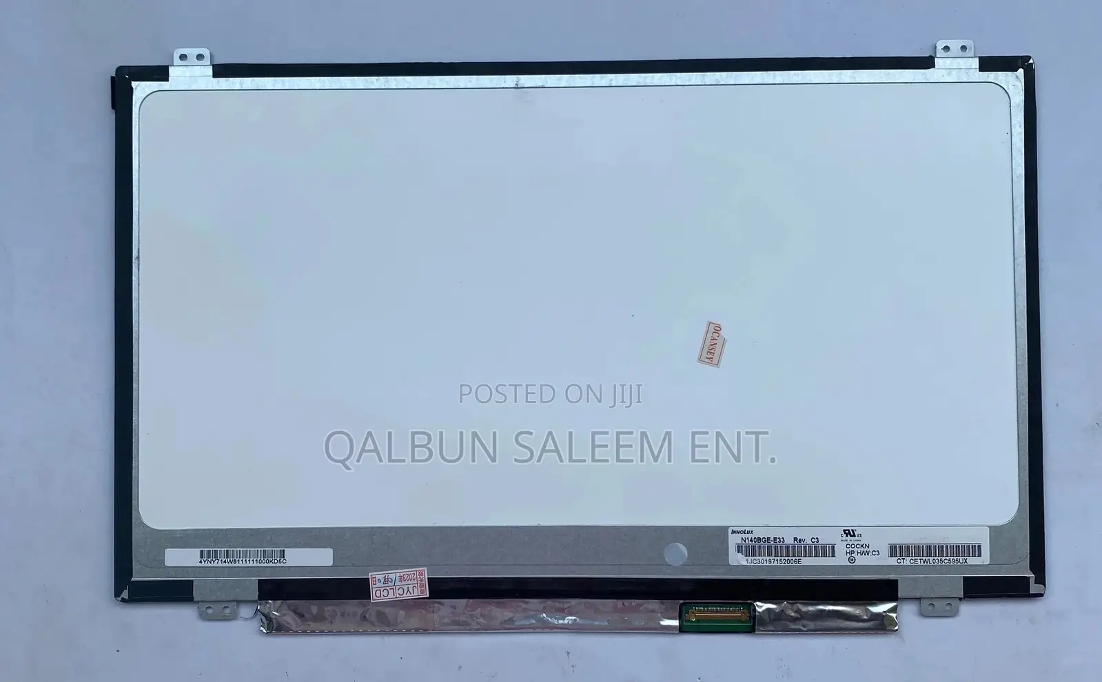 14.0” Slim 30 Pin Long Laptop Screen With Bracket
