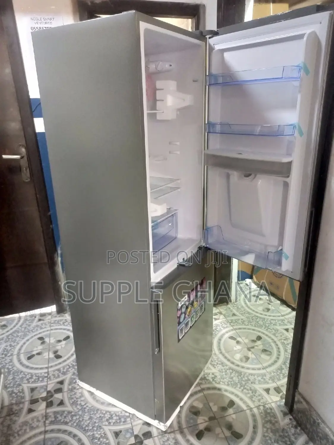 Pearl Dispenser Fridge Double Door Fridge Top Freezer + Fri