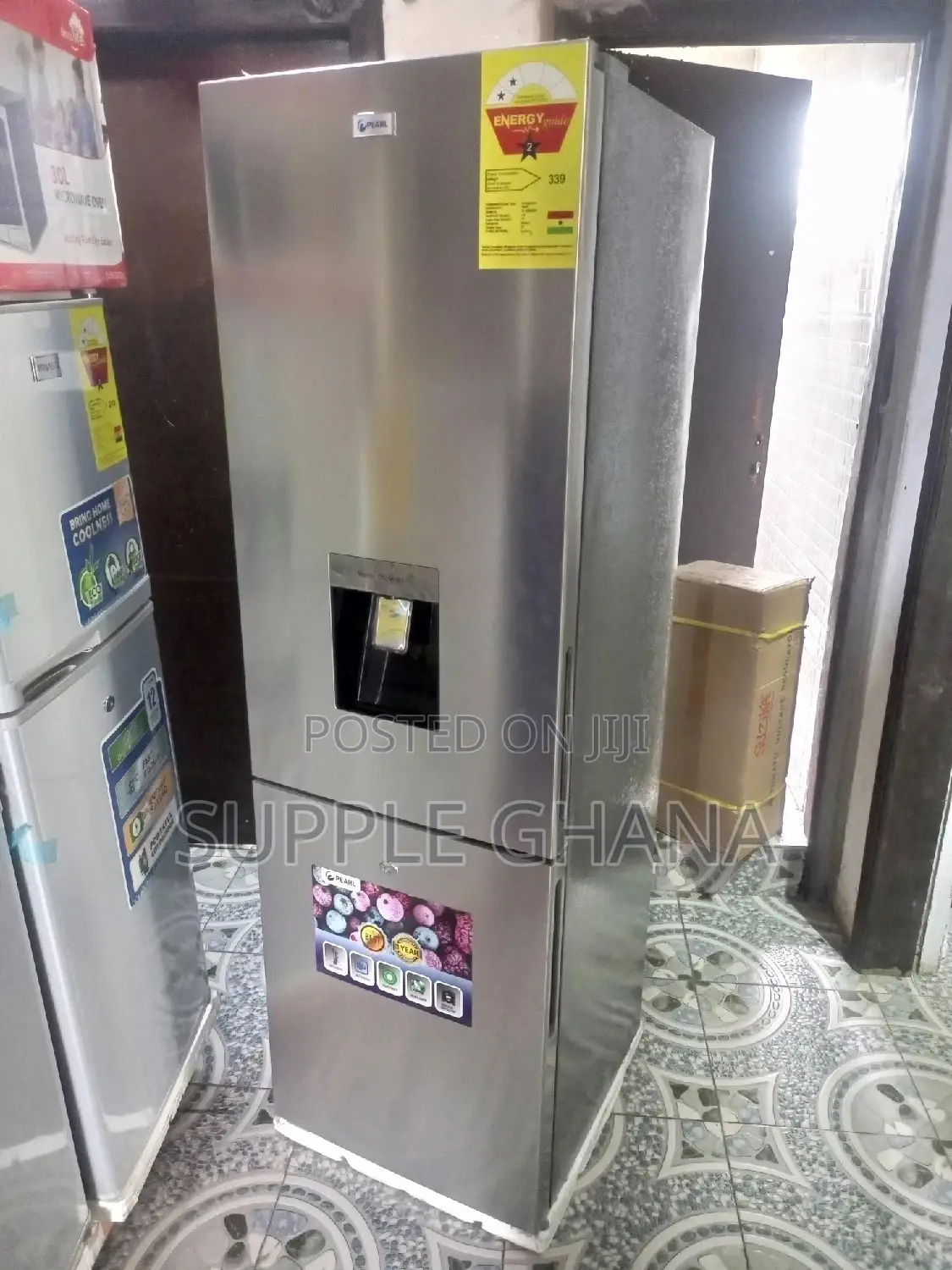 Dispenser Fridge Double Door Fridge Top Freezer + Fridge