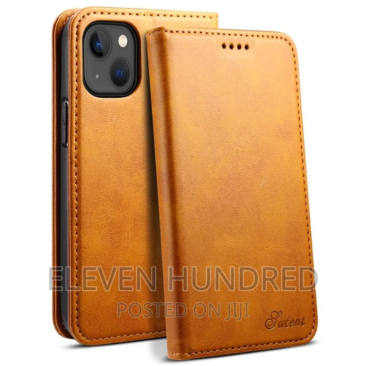Apple iPhone 15 /14/13/12/11/ Series Leather Flip Cover