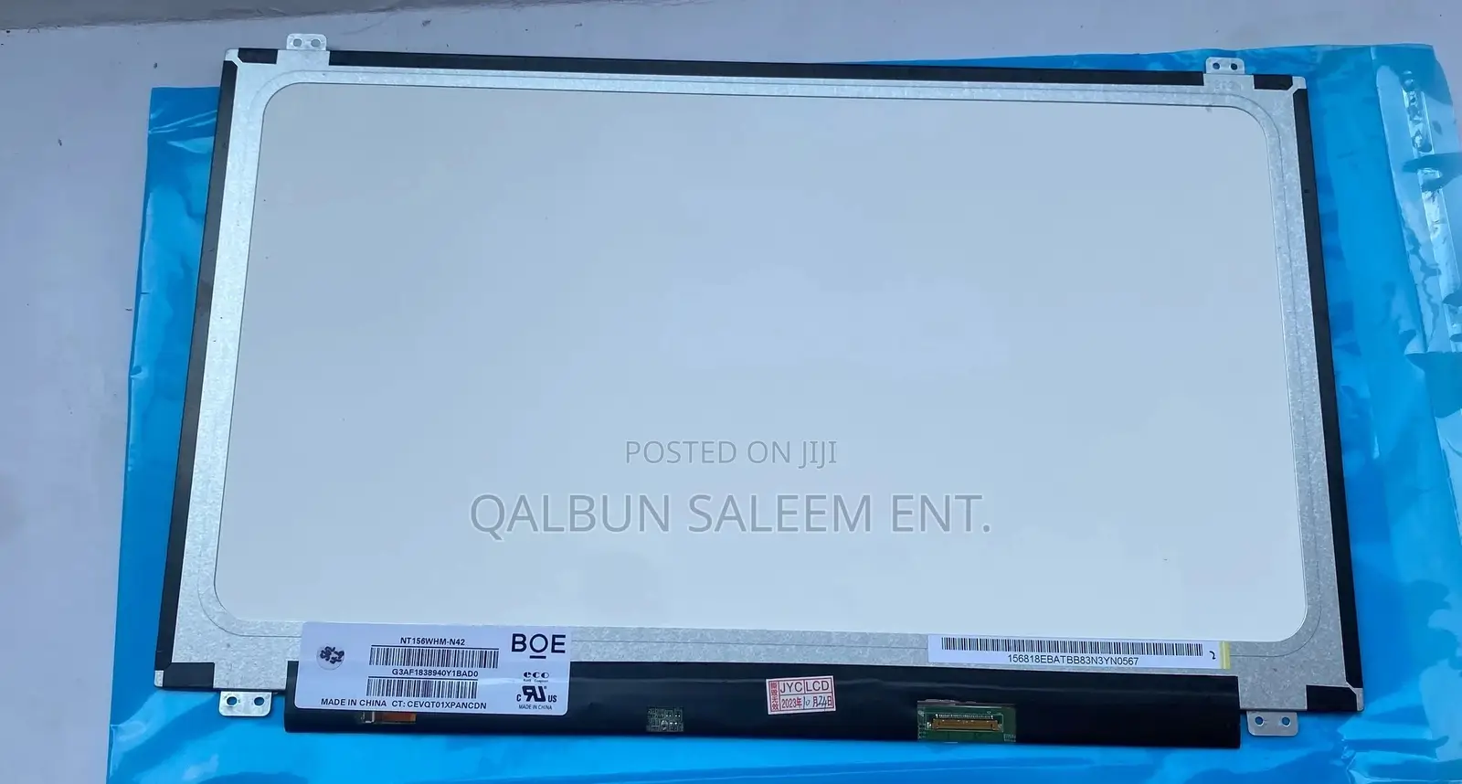 15.6” 30 Pin Short Edgeless Laptop Screen