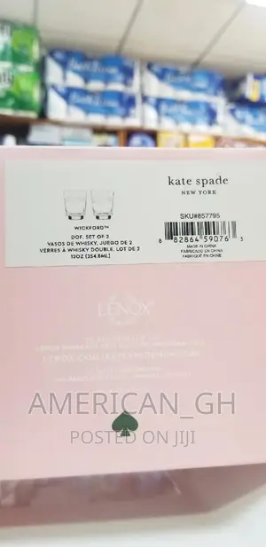Kate Spade New York Wickford Street 2-Piece Dof Glass Set