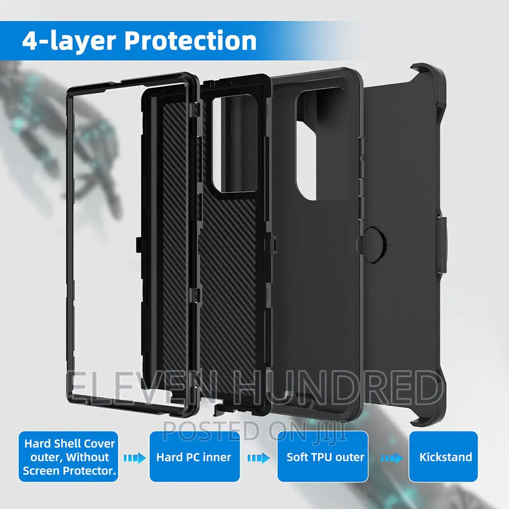 Samsung S24 S23 S22 S21 Defender Case Cover Belt