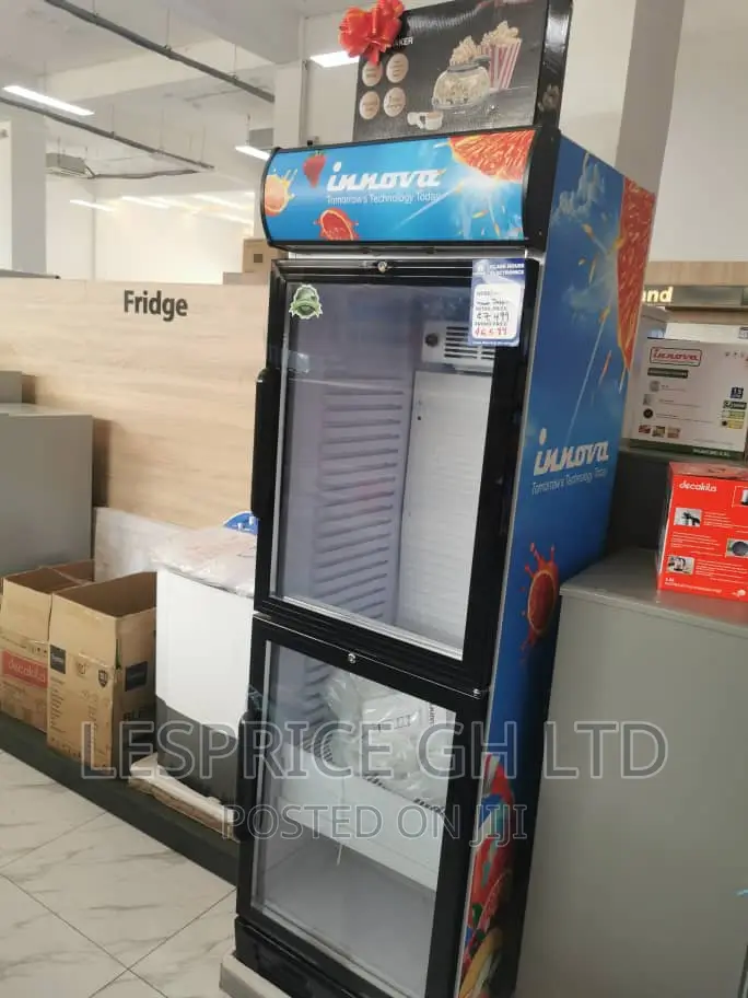 Innova Double Door Display Fridge 450L ~