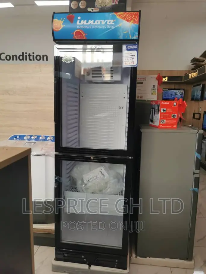 Innova Double Door Display Fridge 450L□□