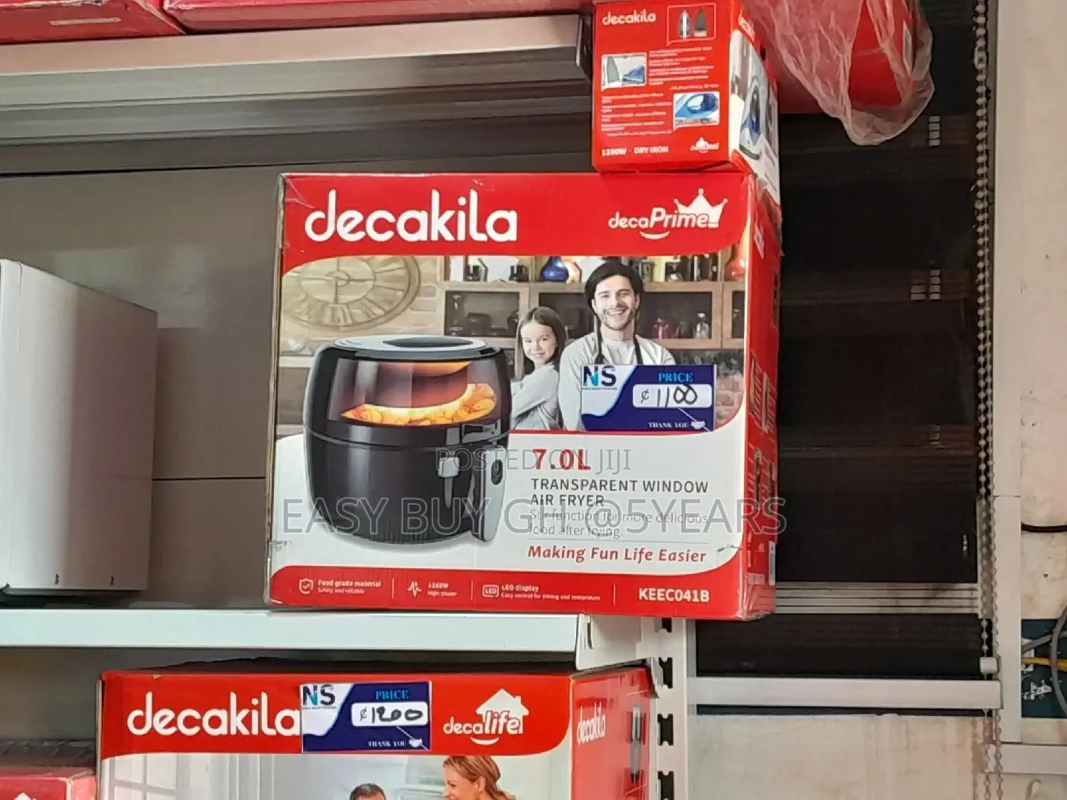 Decakila Transparent Window Air Fryer