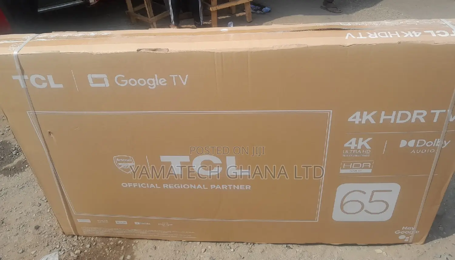 TCL 65" Smart Tv With Wi-Fi ,Bluetooth and Google T