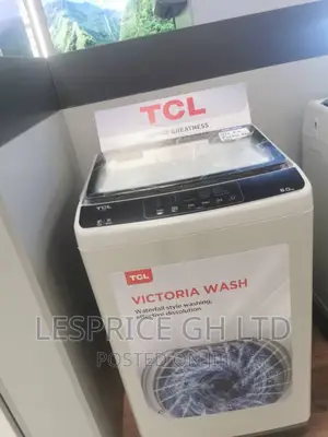 Glass Display TCL 9kg Washing Machine