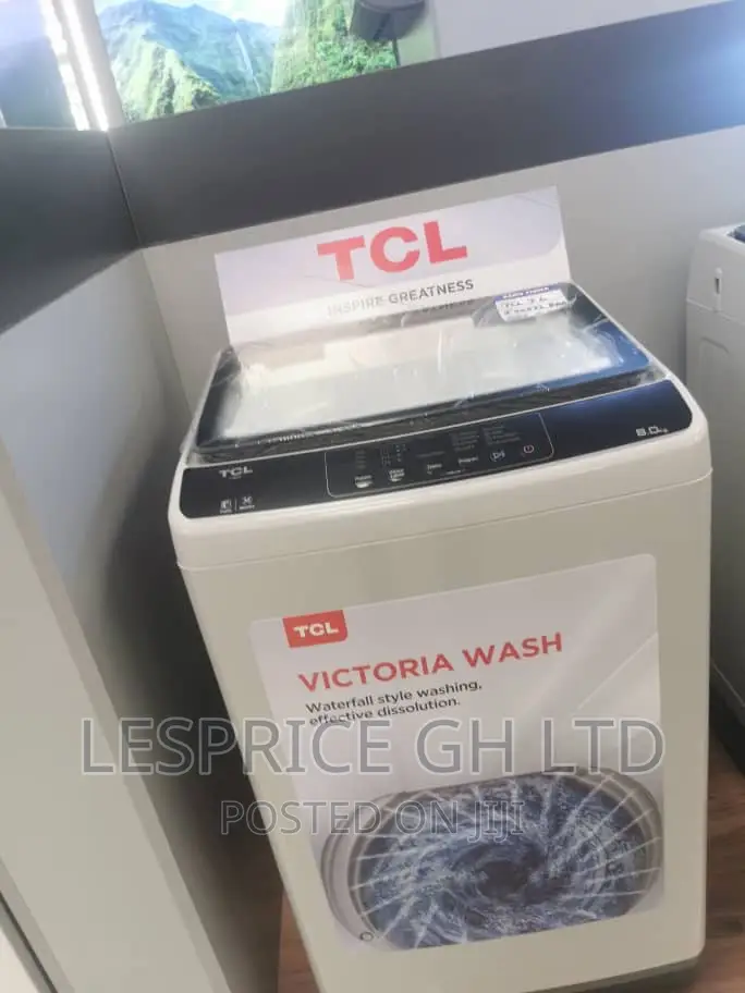 Glass Display TCL 9kg Washing Machine