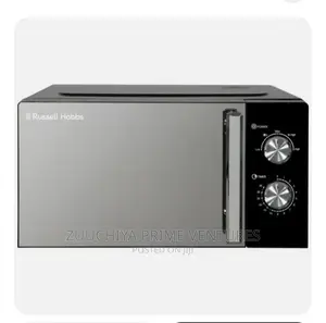17.L Russell Hobbs Compact Black Manual Microwave / Uk