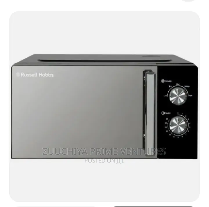 17.L Russell Hobbs Compact Black Manual Microwave / Uk