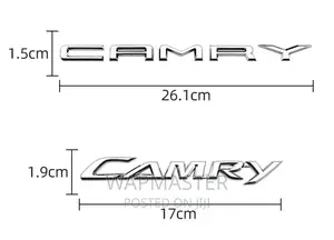 Camry Car Trunk / Boot STICKER / Logo / Emblem