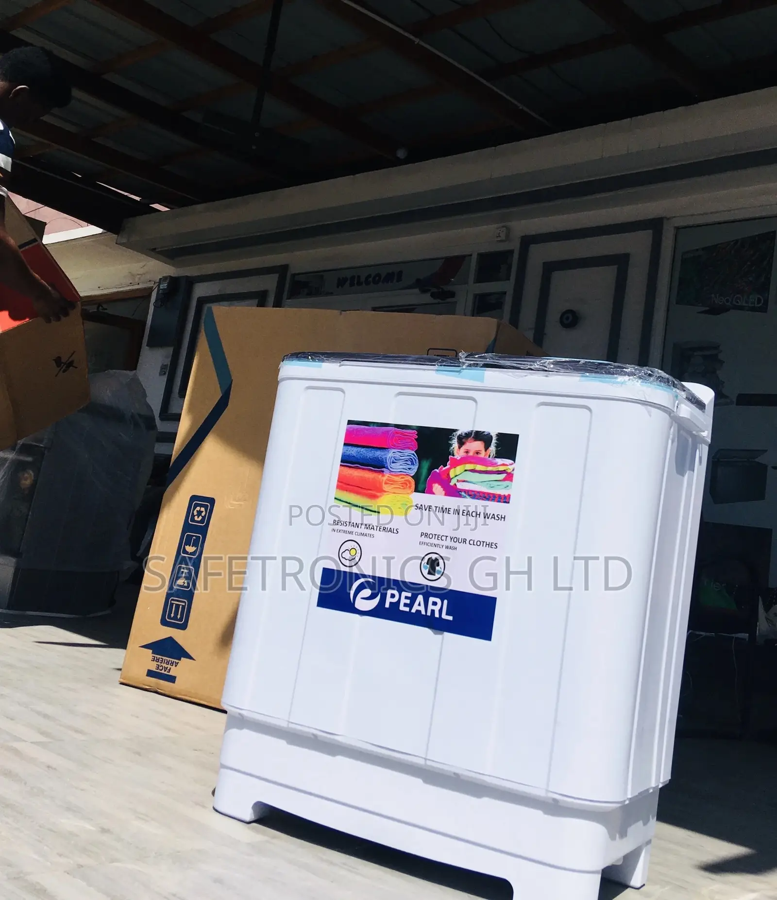 Topload Washingmachine Electric 7kg Semiautomatic Pearl