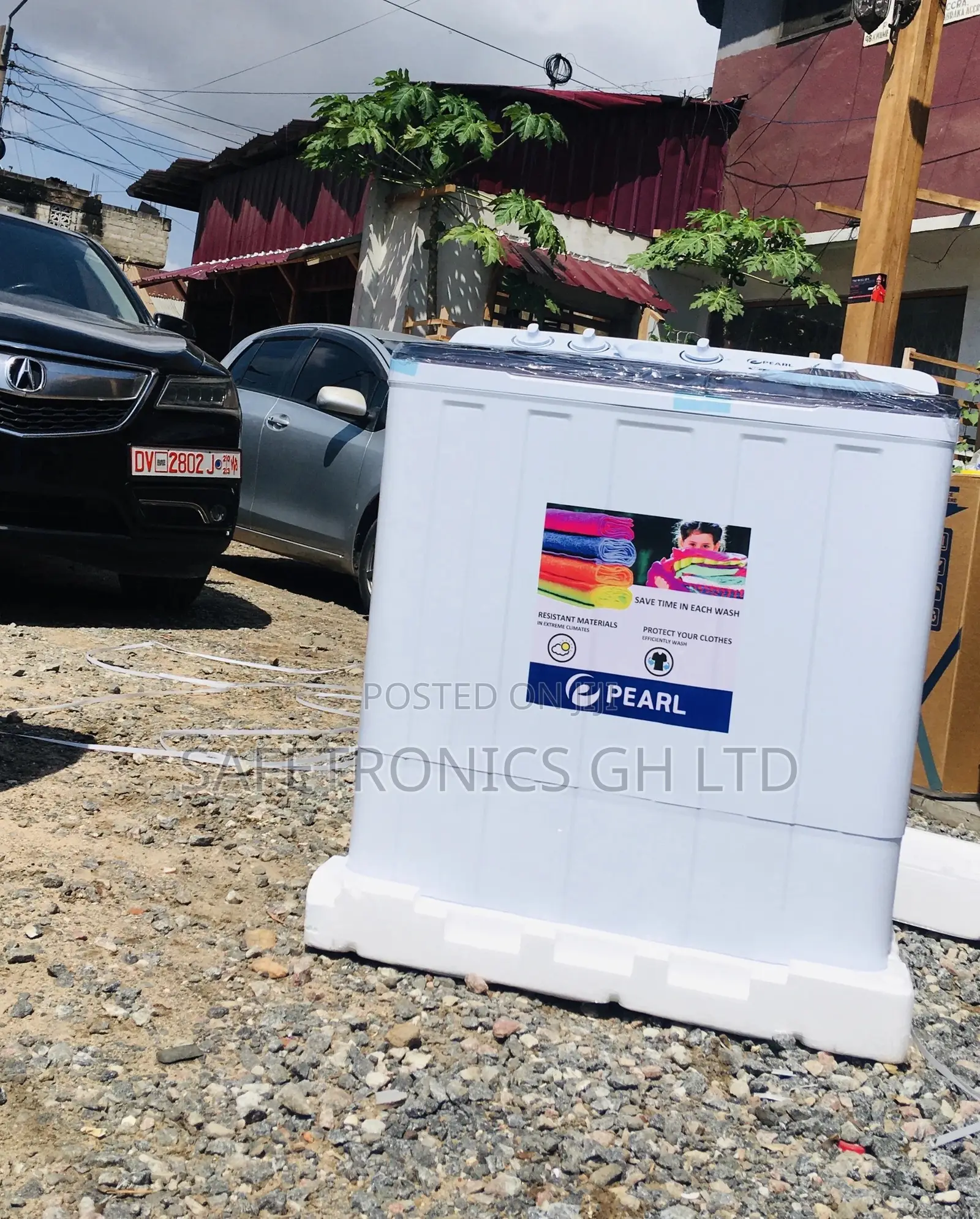 7kg Washingmachine Topload Semiautomatic Twintub Pearl