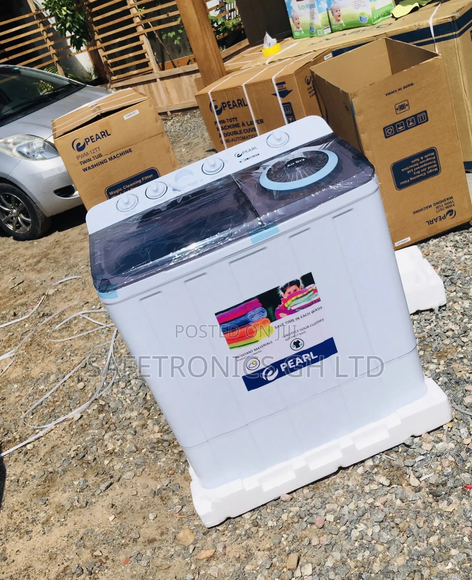 Electric Pearl 7kg Washingmachine Topload Semiautomatic